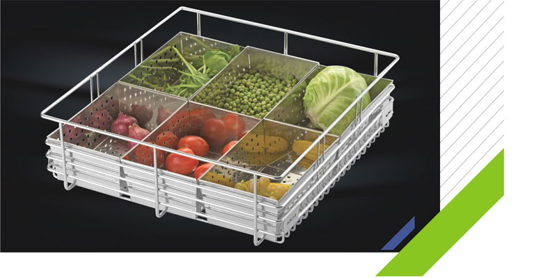 Perforated Sheet Vegetable Basket